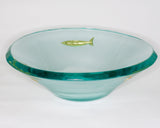 Large Gold Fish Bowl --SOLD--