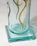 Gold and Silver Fern Vase --SOLD--