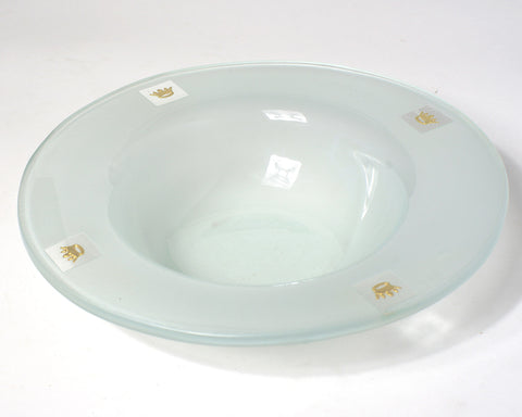 Gold Crown Charm Soup Bowl