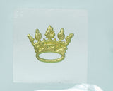 Gold Frosted Crown Charm Dish --SOLD--
