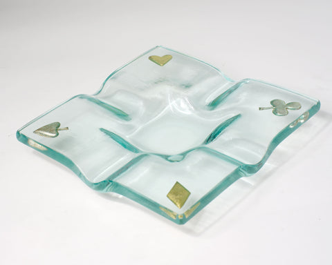 Gold And Silver Club Cigar Tray --SOLD--