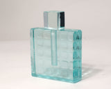 Clear Grid Perfume Bottle