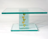 Gold Heart Cake Stand