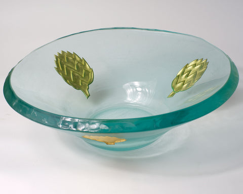 Gold Artichoke Bowl       --Sold--