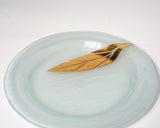 Gold Printed Leaf Small Dish