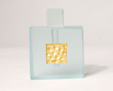 Gold Frosted Nugget Perfume Bottle --SOLD--