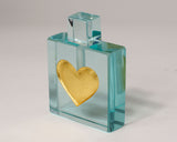 Gold Heart Perfume Bottle --SOLD--